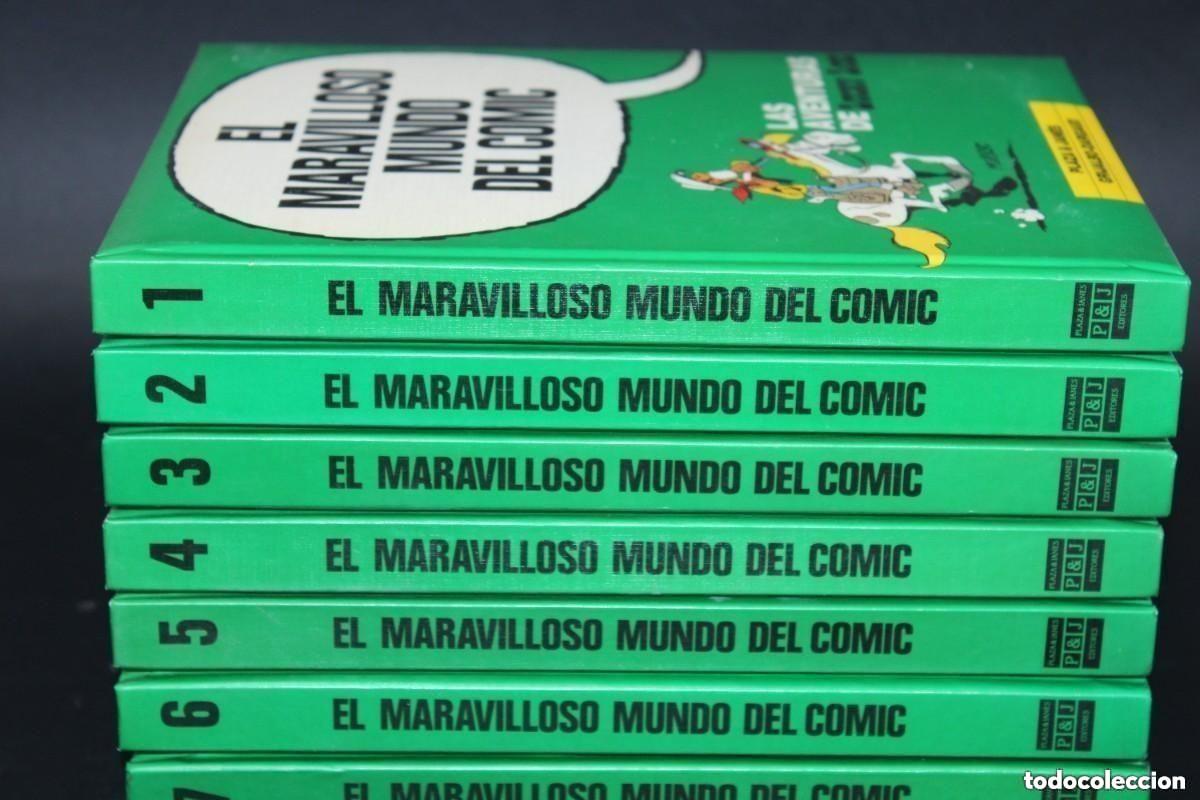 Tebeos: EL MARAVILLOSO MUNDO DEL COMIC ( 8 TOMOS COLECCION COMPLETA) : L.LUKE,PAPYRUS,IZNOGUD,CASACAS