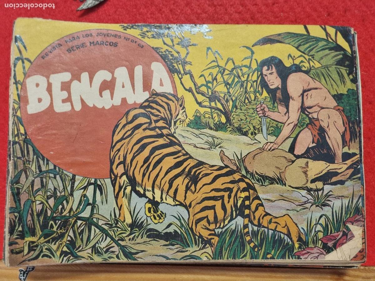 Tebeos: COLECCION BENGALA 1&ordf; PRIMERA PARTE COMPLETA EDITORIAL MAGA 54 EJEMPLARES SUELTOS ORIGINAL