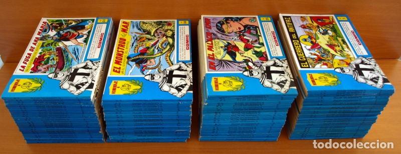 Tebeos: El Guerrero del Antifaz -Editorial Valenciana A&ntilde;o 1981-Colecci&oacute;n completa-98 tomos azules, ver fotos