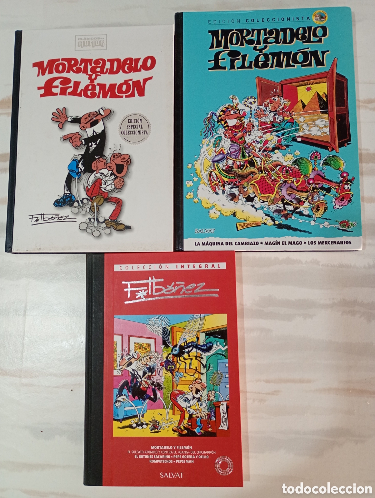 Tebeos: MORTADELO Y FILEMON LOTE DE 3 TOMOS TAPA DURA