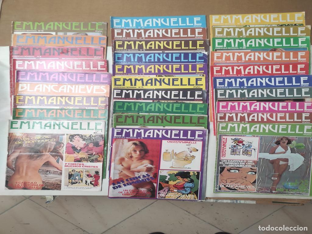 Tebeos: EMMANUELLE, comic er&oacute;tico, colecci&oacute;n 1 a 32 , menos el n&ordm; 2