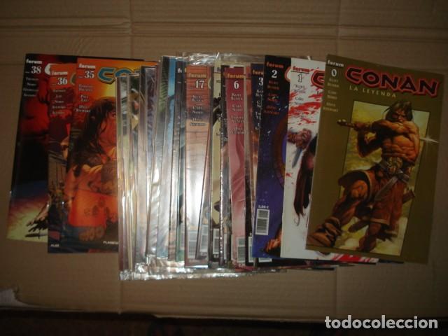 Tebeos: Lote Conan la leyenda, 38 n&uacute;meros de 41, 2005, Forum, muy buen estado
