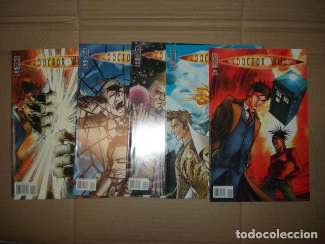 Tebeos: Lote Doctor Who, 5 n&uacute;meros de 6, 2008, IDW, muy buen estado (ingles). Caja AD