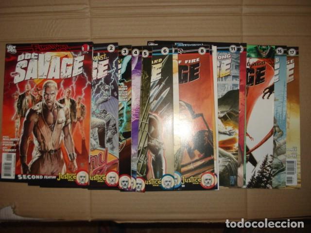 Tebeos: Lote Doc Savage, 1 al 17 de 18, 2010, DC Comics, muy buen estado. Ingles. Caja DA