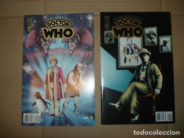 Tebeos: Doctor Who, de Grant Morrison, 2008, completa, 2 n&uacute;meros, IDW, muy buen estado. Caja DA