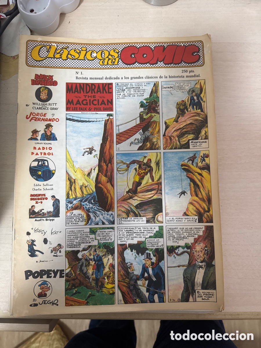 Tebeos: LOTE CL&Aacute;SICOS DEL C&Oacute;MIC DEL NUMERO 1 AL 11 - Foto 2