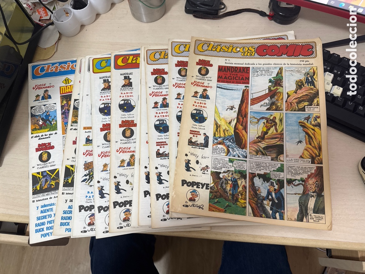 Tebeos: LOTE CL&Aacute;SICOS DEL C&Oacute;MIC DEL NUMERO 1 AL 11 - Foto 1