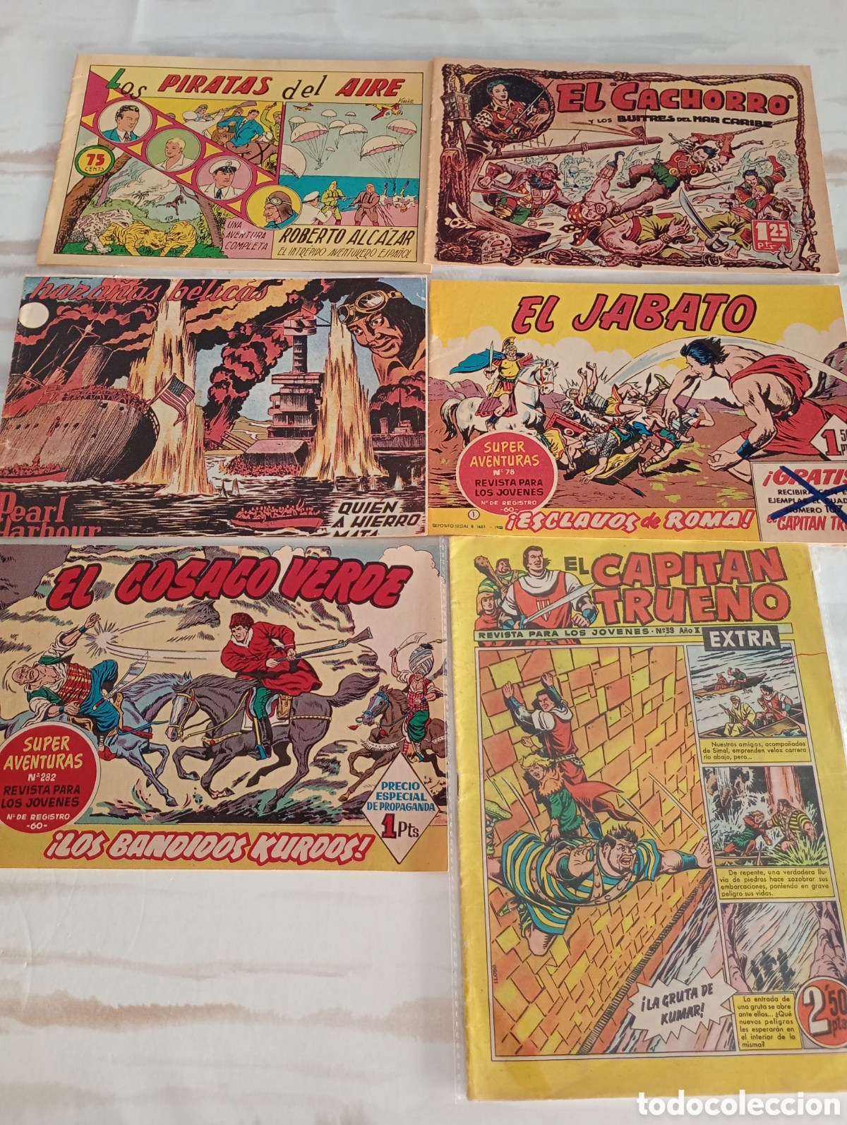 Tebeos: LOTE 6 REVISTAS JUVENILES A&Ntilde;OS 1960