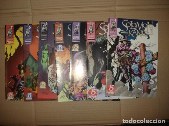 Tebeos: Solomon Kane, 1998, completa, 7 n&uacute;meros, Forum, muy buen estado