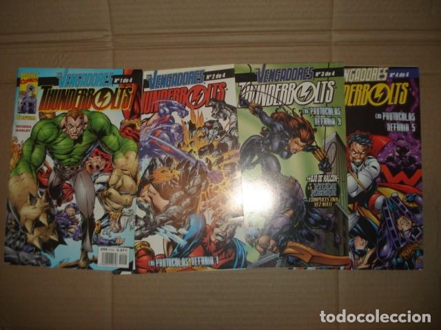 Tebeos: Vengadores/Thunderbolts, 2001, completa, 4 n&uacute;meros, Forum, muy buen estado