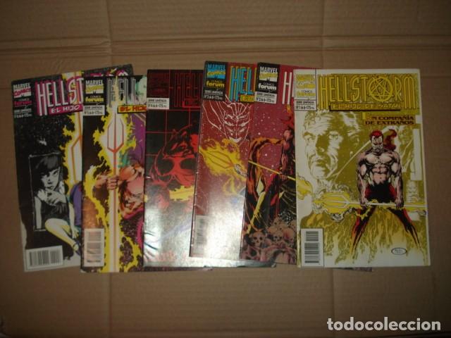 Tebeos: Hellstorm, el hijo de St&aacute;n, 1994, completa, 6 n&uacute;meros, Forum, muy buen estado
