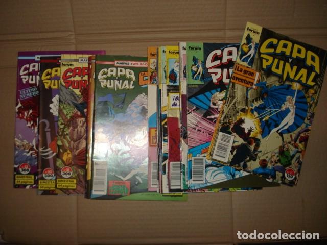 Tebeos: Capa y Pu&ntilde;al, 1989, completa, 23 n&uacute;meros, Forum, muy buen estado