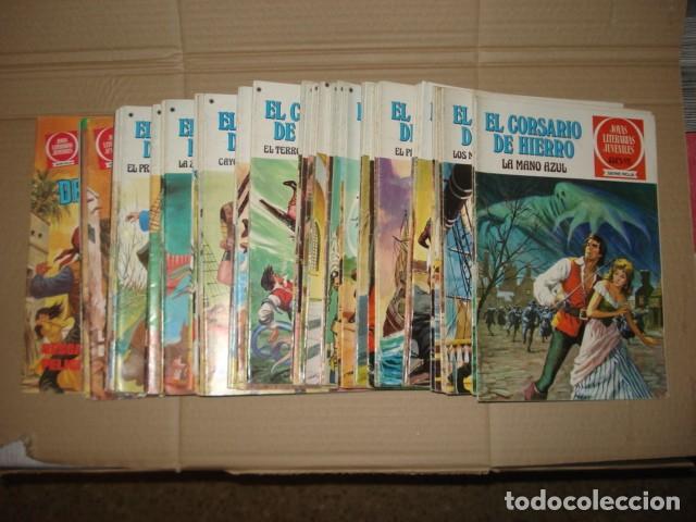Tebeos: El corsario de hierro, 1977, completa, 58 n&uacute;meros, primera edici&oacute;n, muy buene stado
