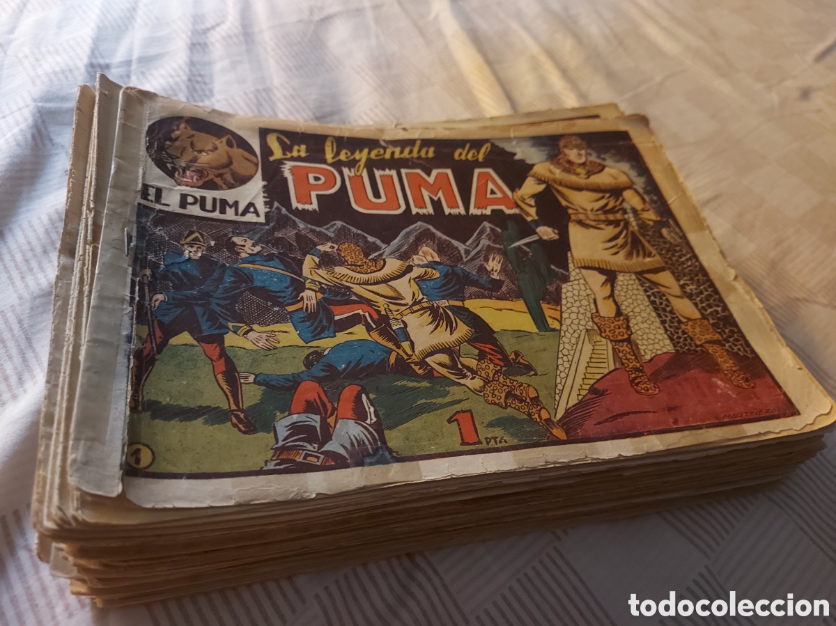 Tebeos: Gran lote de la primera serie del puma