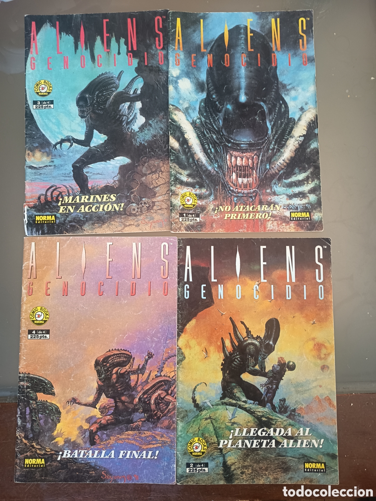 Tebeos: Lote de comics Aliens genocidio