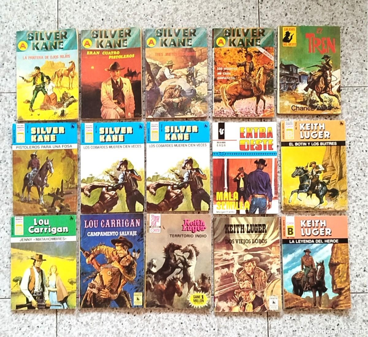 Tebeos: LOTE X 15 . NOVELAS DEL OESTE . 1988 - 1989