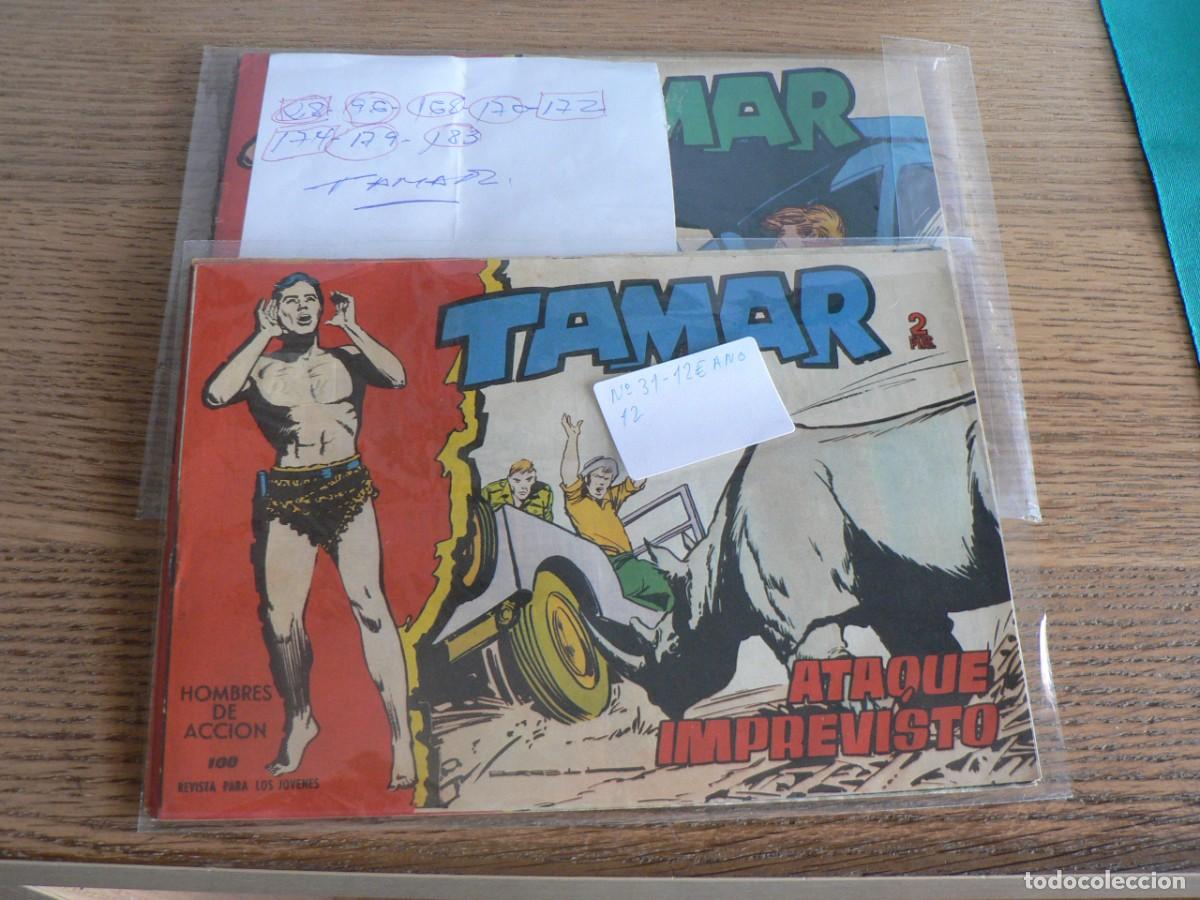 Tebeos: lote reservado con 12 ejemplares de tamar