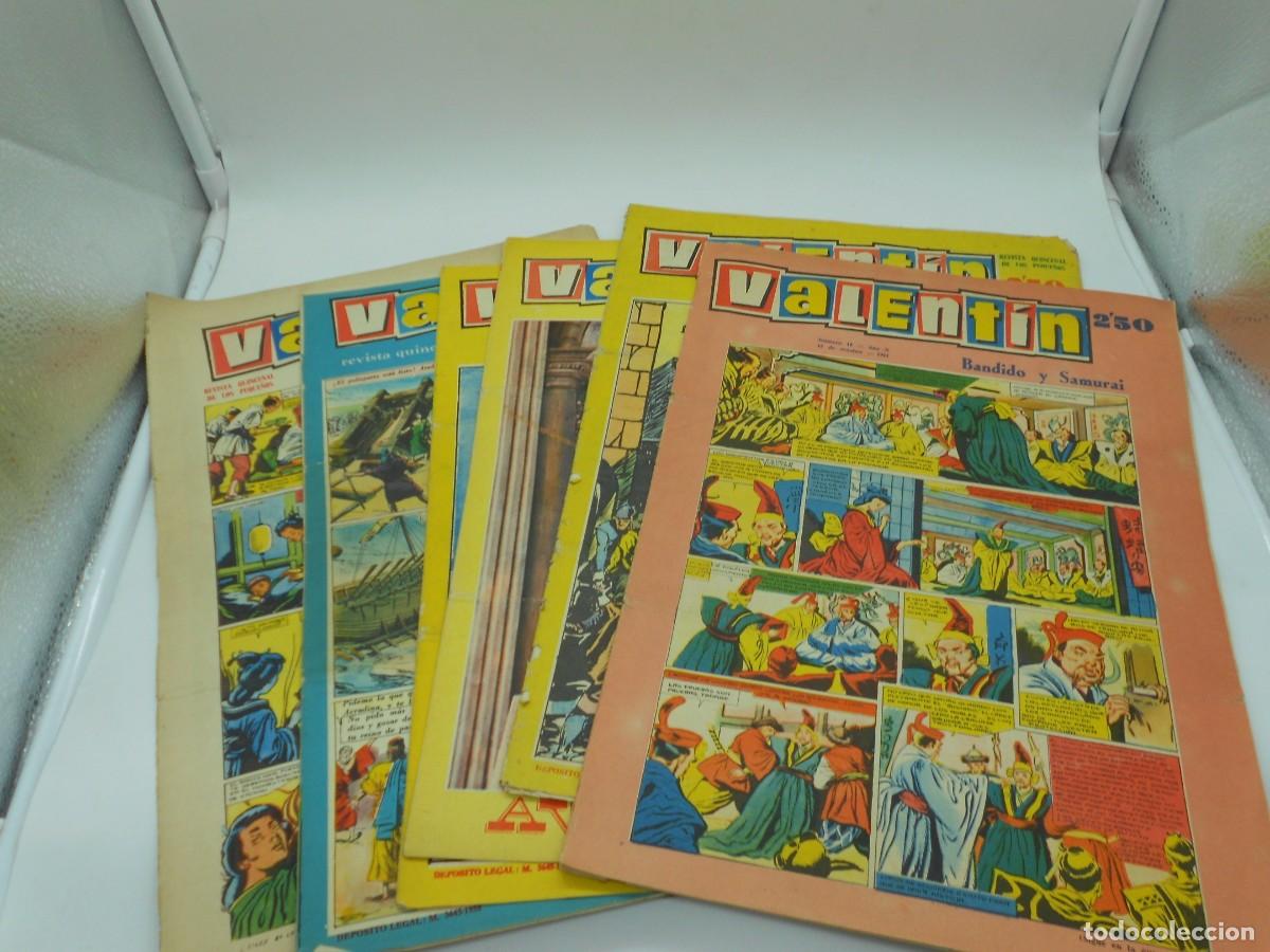 Tebeos: lote 6 tebeos valentin a&ntilde;os 60