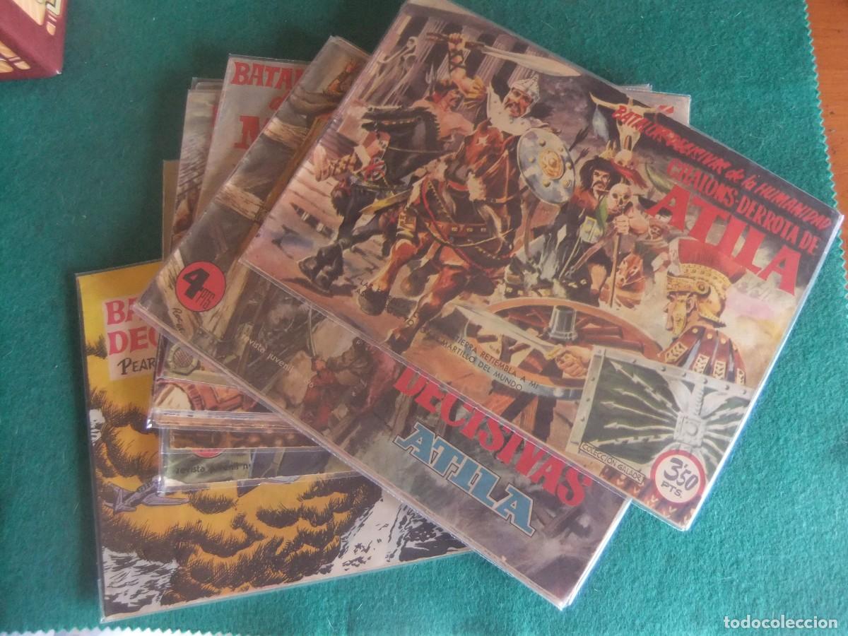 Tebeos: BATALLAS DECISIVAS DE LA HUMANIDAD COLECCION COMPLEWTA GALAOR ORIGINAL