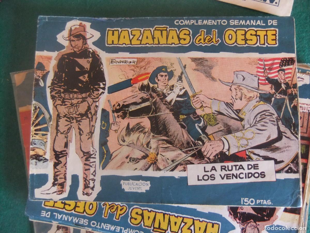 Tebeos: HAZA&Ntilde;AS DEL OESTE AZUL COLECCION COMPLETA EDICIONES TORAY ORIGINAL - Foto 4
