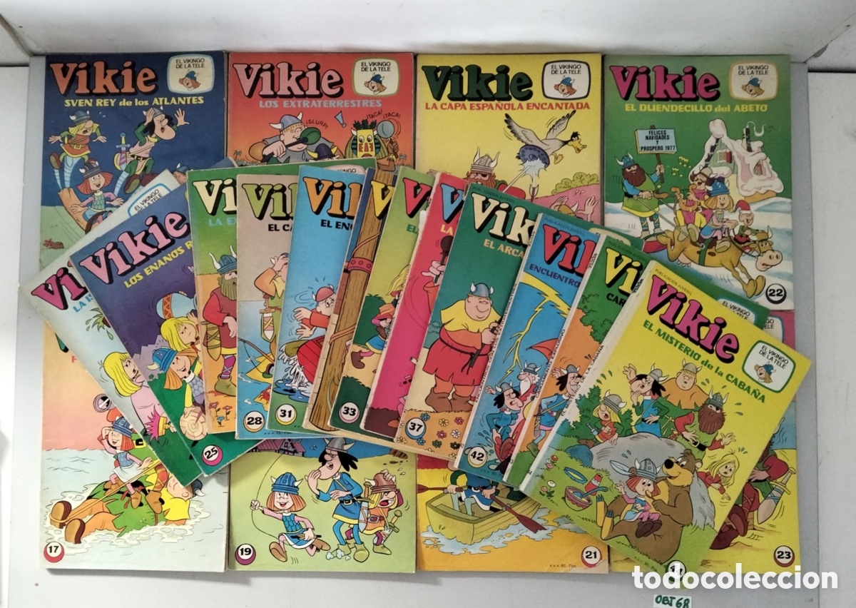 Comics: 20 n&uacute;meros Vicky, el vikingo