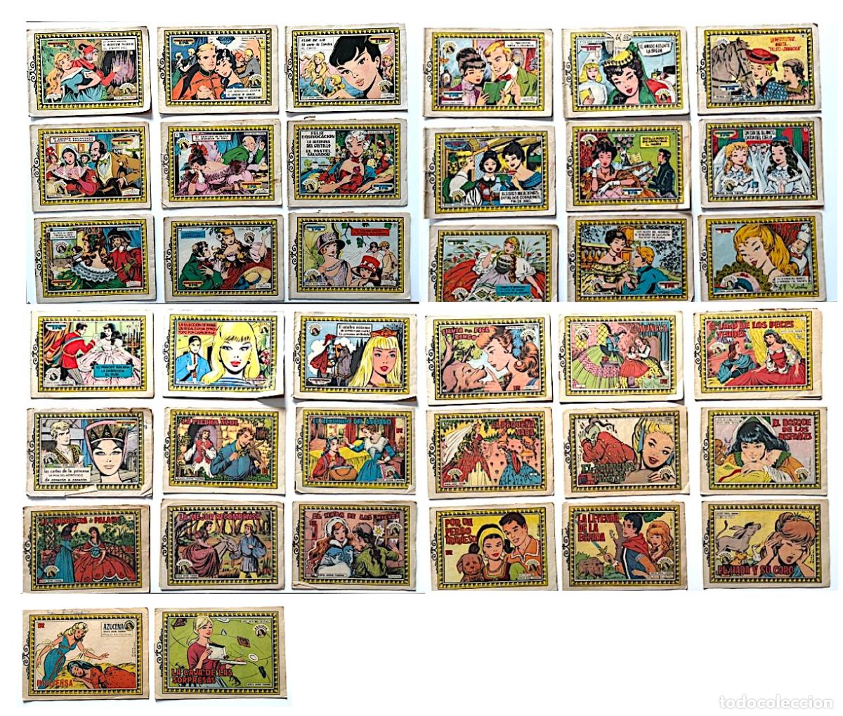 Tebeos: Azucena. Lote 34 n&uacute;meros. Azucena, Revista Juvenil Femenina: N&ordm; 5, 6, 7, 9, 10, 13, 15, 16 (VER N&Uuml;M