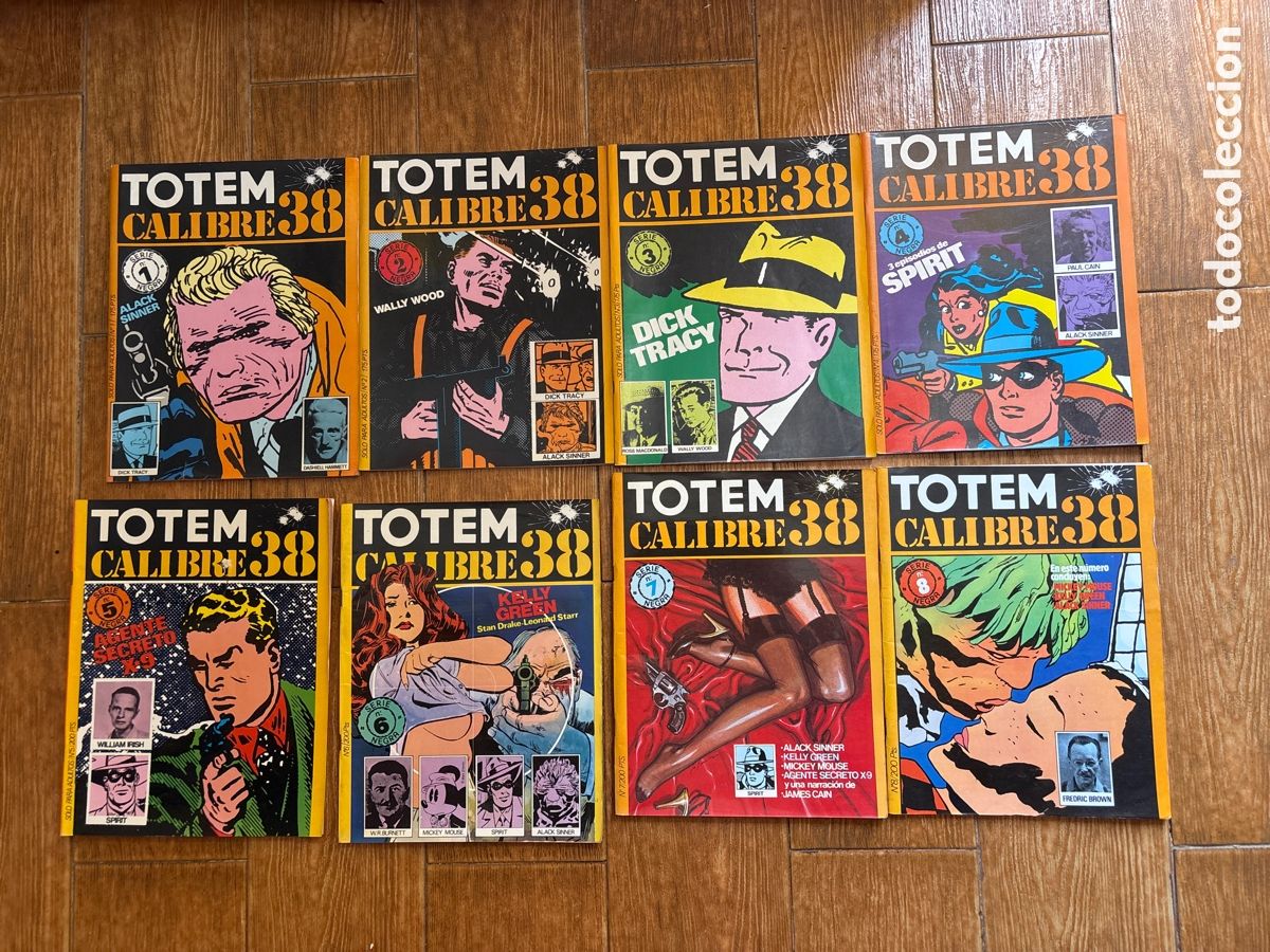 BDs: TOTEM CALIBRE 38 COLECCION COMPLETA 8 COMICS EDITORIAL NUEVA FRONTERA