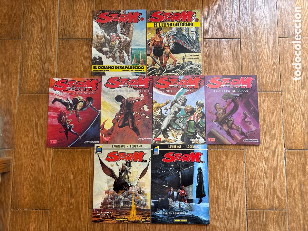 BDs: STORM COLECCION COMPLETA 8 ALBUMES SARPE ZINCO Y NORMA