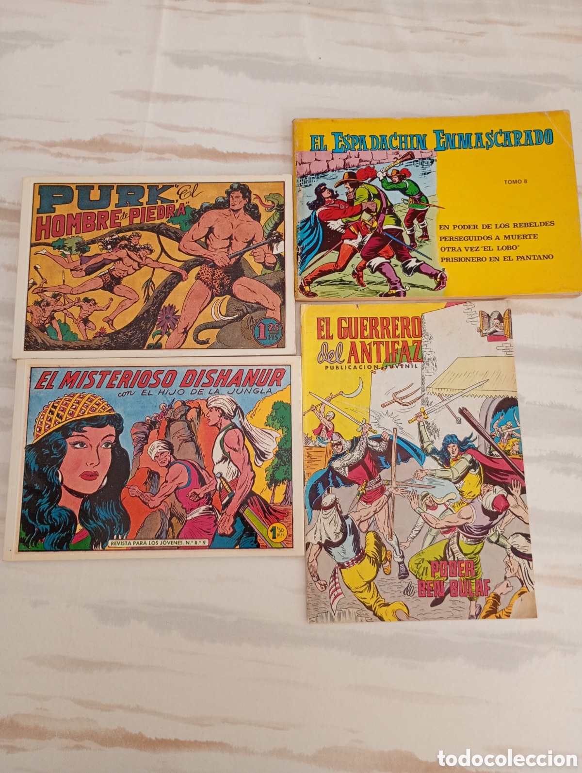 Tebeos: EL ESPADACH&Iacute;N ENMASCARADO Y M&Aacute;S