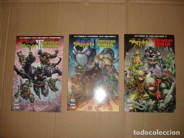 Tebeos: Batman / Torugas ninja, 2016, completa, 3 tomos, ECC, muy buen estado