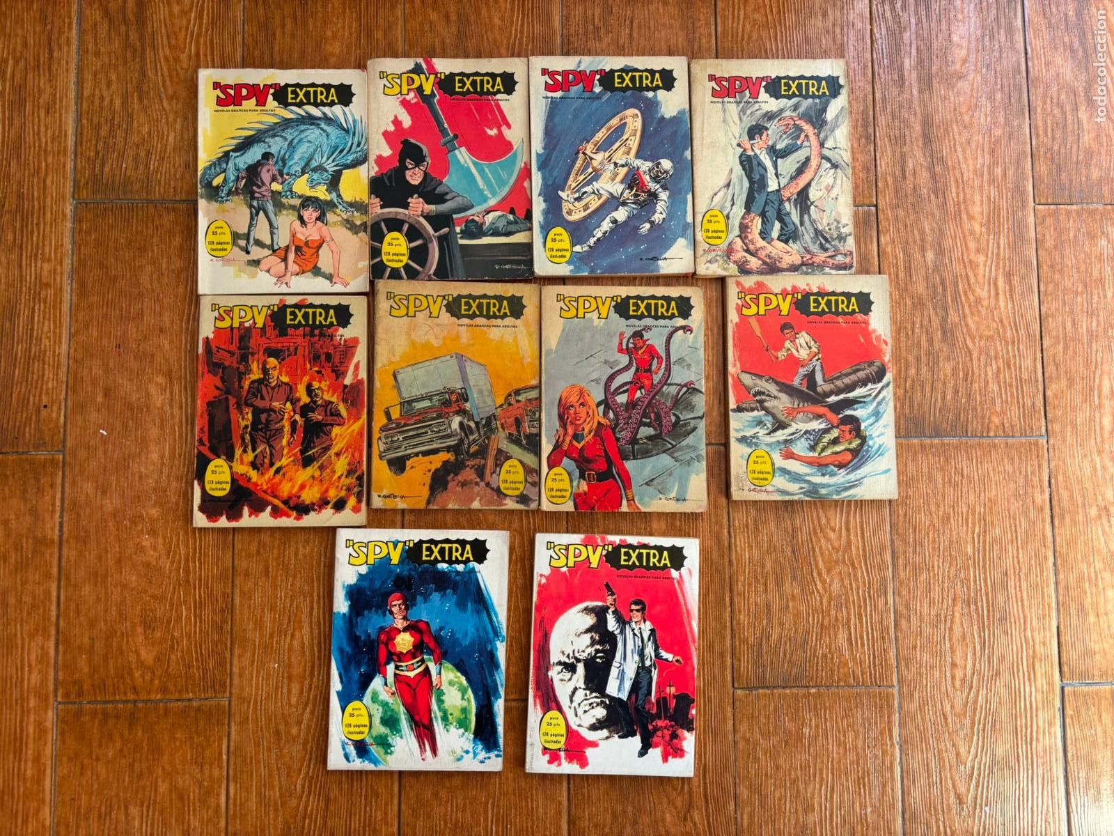 Tebeos: SPY EXTRA COLECCION COMPLETA A FALTA DEL NUMERO 10 Y 11 EDITORIAL FERMA