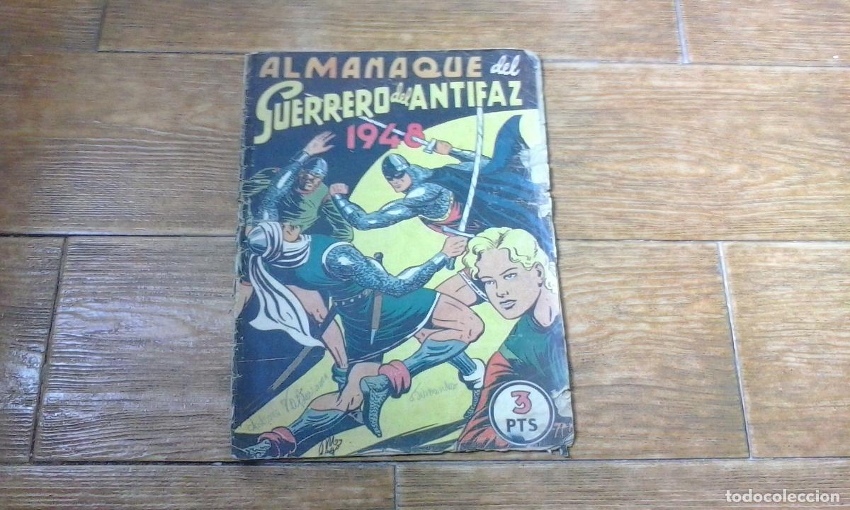 Tebeos: EL GUERRERO DEL ANTIFAZ ALMANAQUE 1948 EDITORIAL VALENCIANA ORIGINAL
