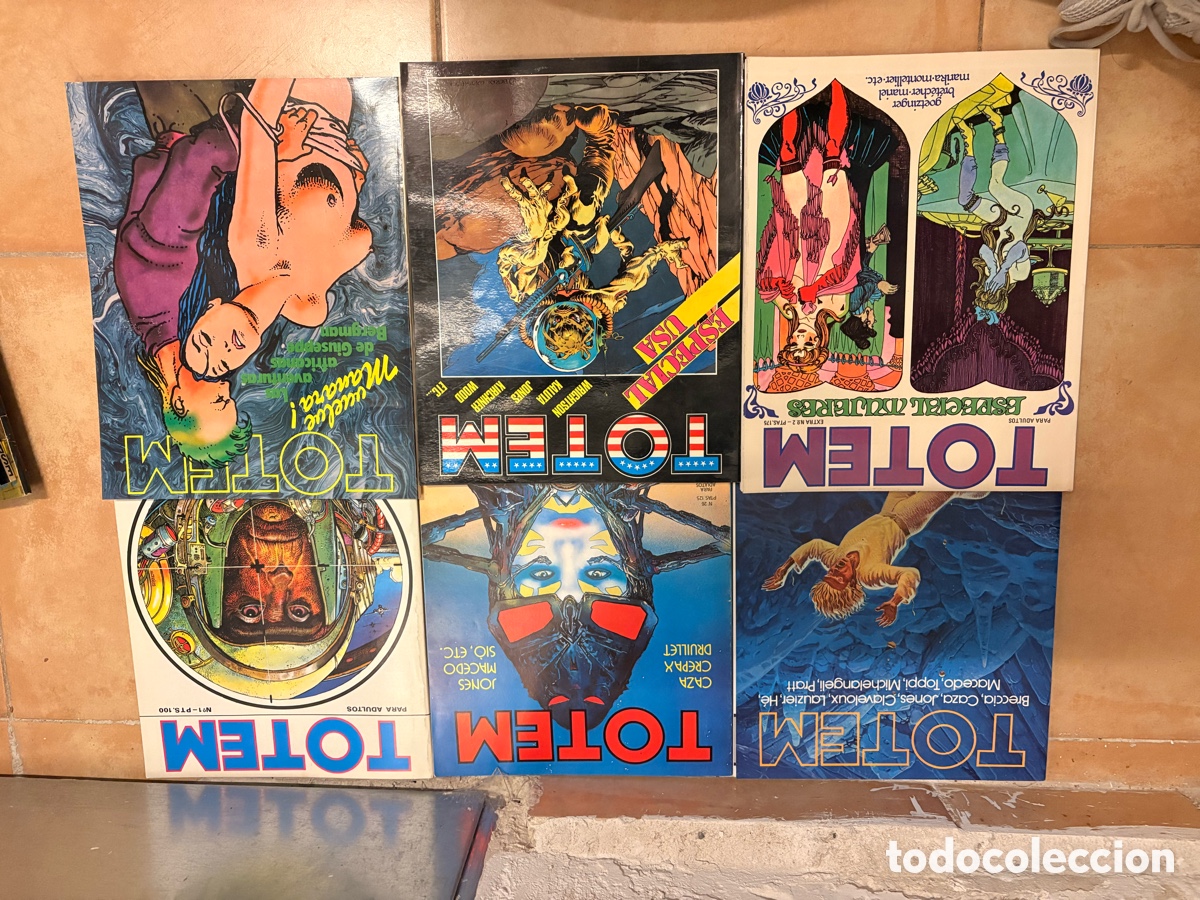 Tebeos: Conjunto de revistas hist&oacute;ricas y una muestra del comic adulto