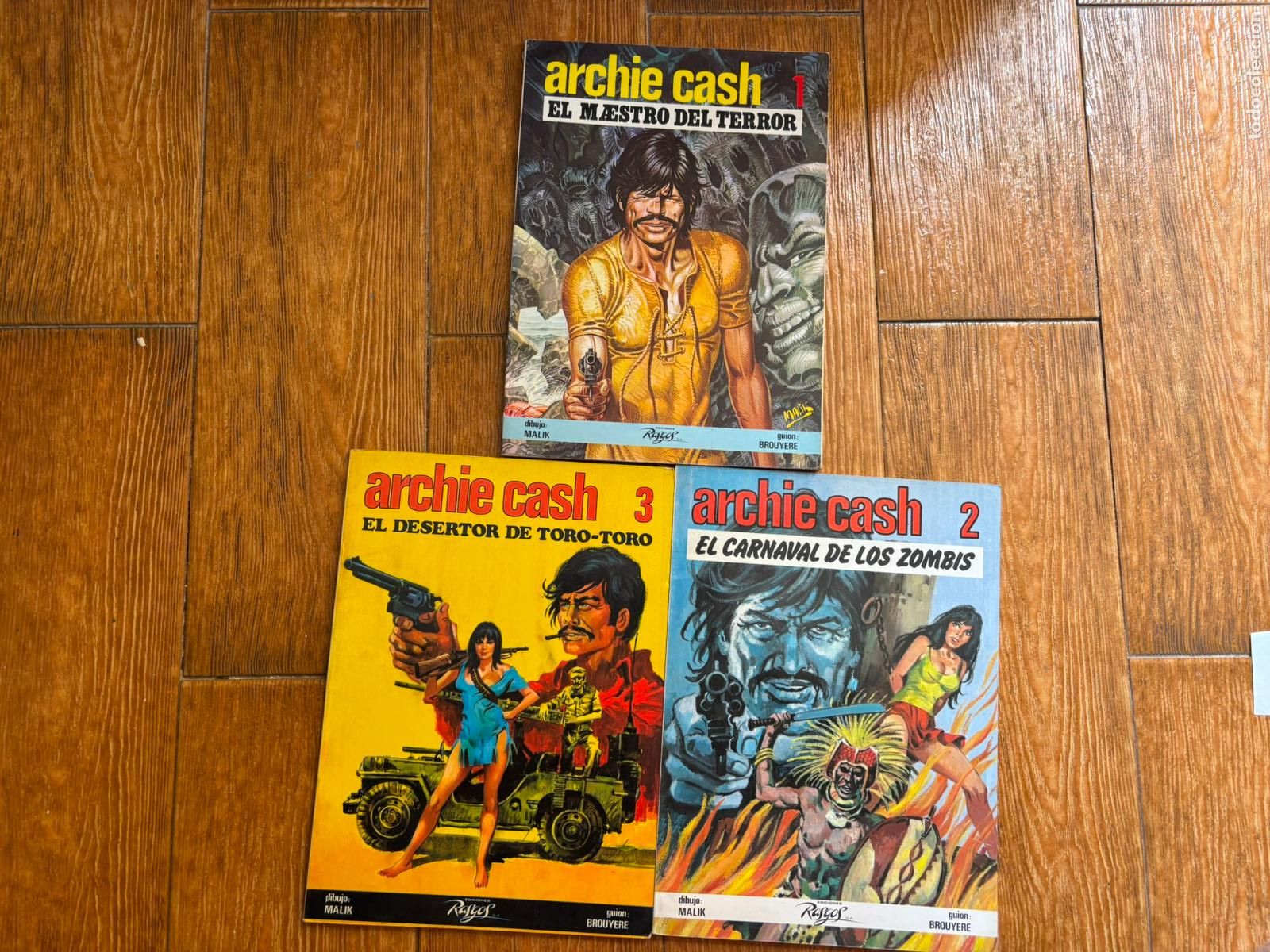 Tebeos: ARCHIE CASH COLECCI&Oacute;N COMPLETA 3 NUMEROS EDICIONES RASGOS