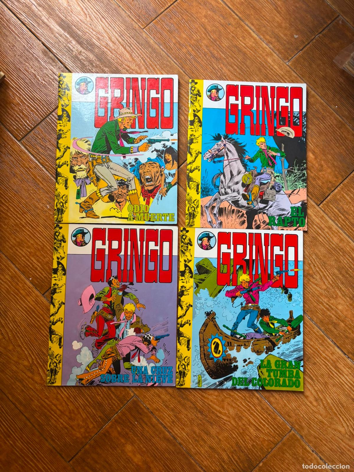 Tebeos: GRINGO COLECCION COMPLETA 4 NUMEROS CARLOS GIM&Eacute;NEZ EDITORIAL ALONSO 1981