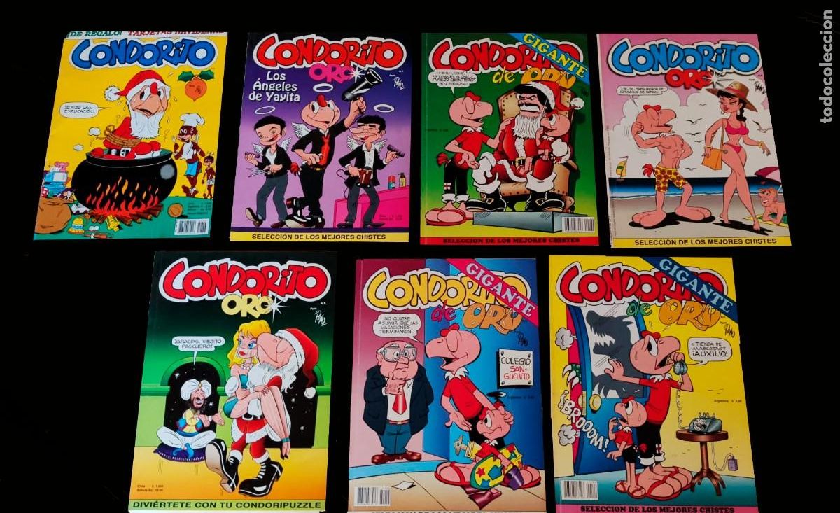 Tebeos: LOTE DE 7 - CONDORITO, CONDORITO ORO Y CONDORITO DE ORO - VER N&Uacute;MEROS