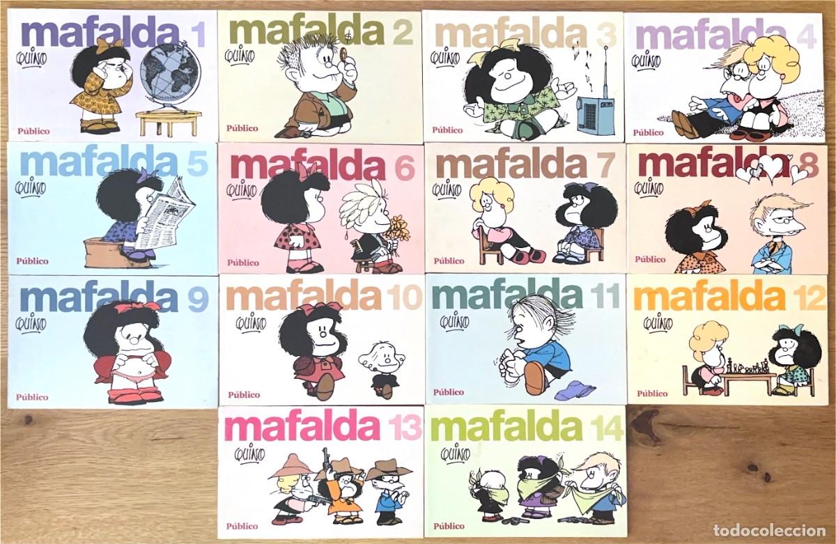 Tebeos: Colecci&oacute;n Completa Mafalda Quino 14 Tomos Editorial P&uacute;blico