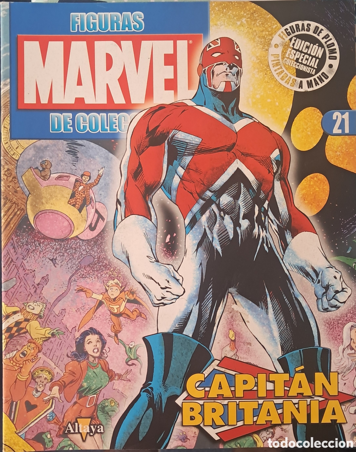Tebeos: Capit&aacute;n Britania - Figuras Marvel de colecci&oacute;n - Foto 1