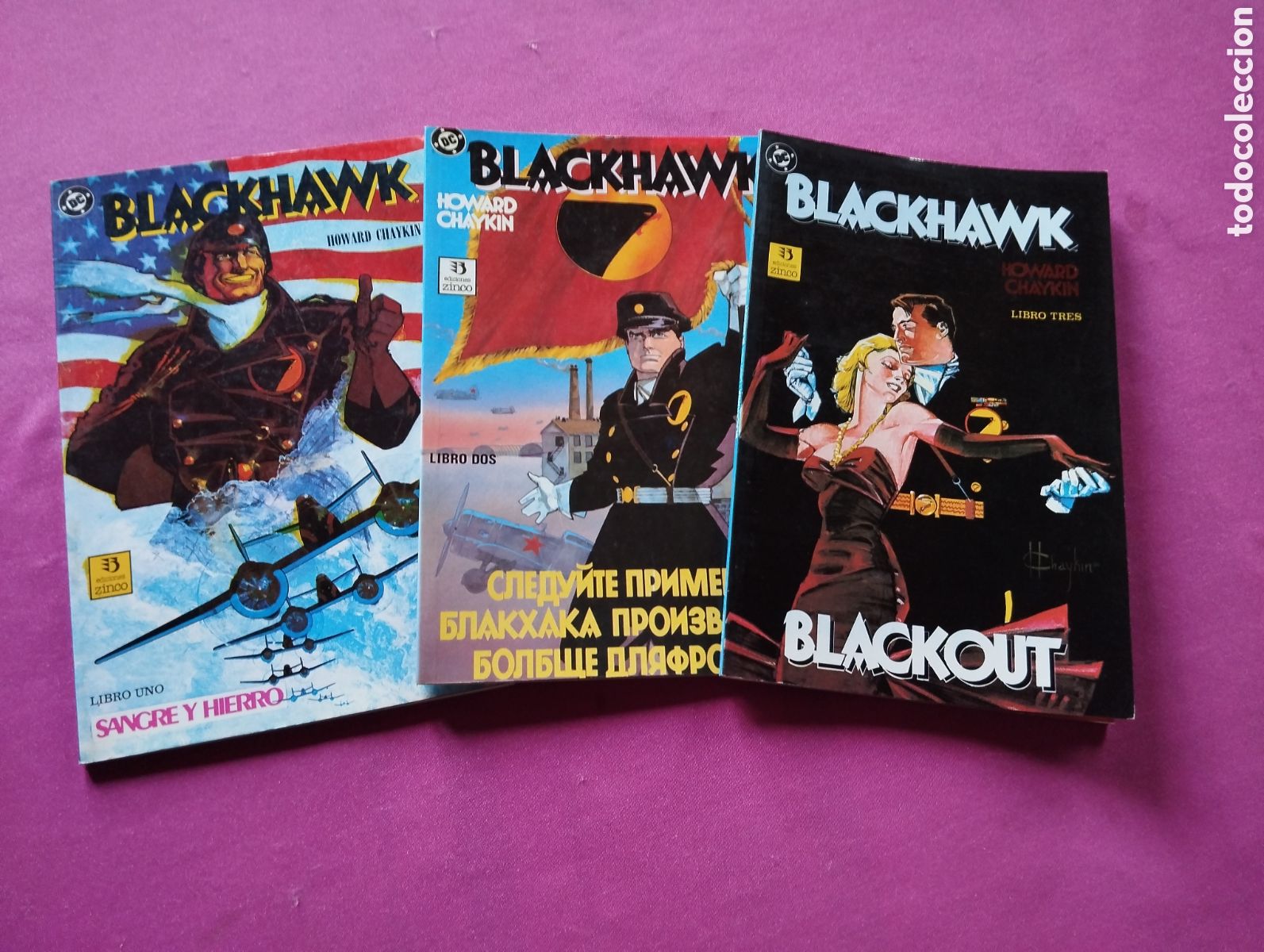 Tebeos: BLACKHAWK 3 COMPLETA ZINCO L115 4 - Foto 3