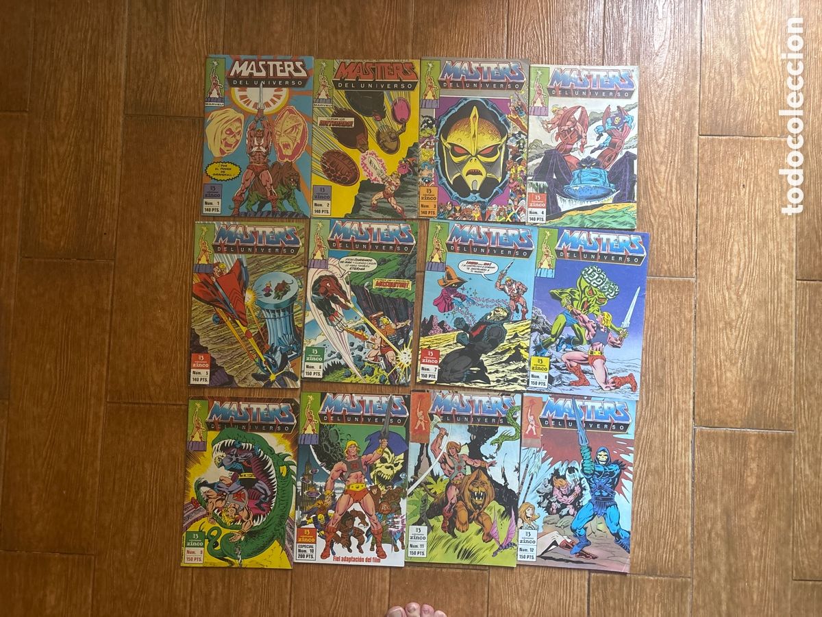 Tebeos: MASTERS DEL UNIVERSO COLECCI&Oacute;N COMPLETA 1 AL 12 EDICIONES ZINCO