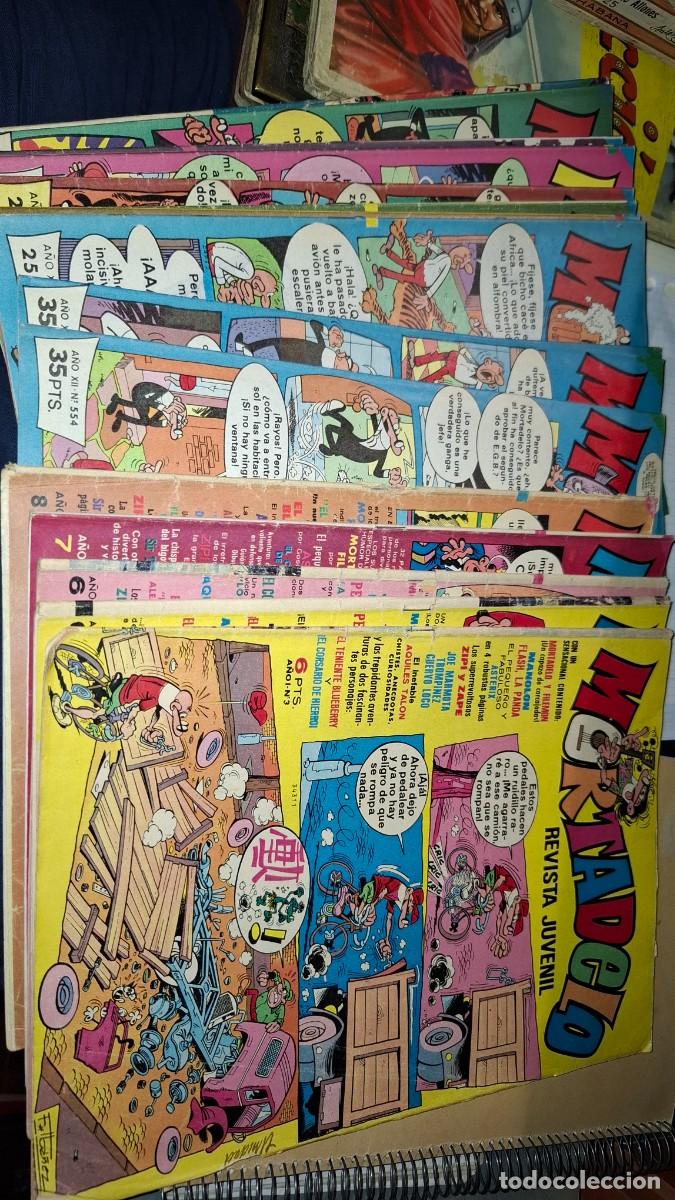 Tebeos: Mortadelo, nmros 3,18,20,133,164,228,328,344,345,445,456,462,473,534,536,554. Reservado JoseMaria