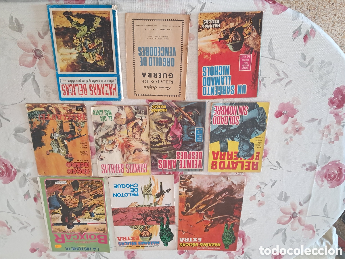 Tebeos: Revistas de guerra vintage