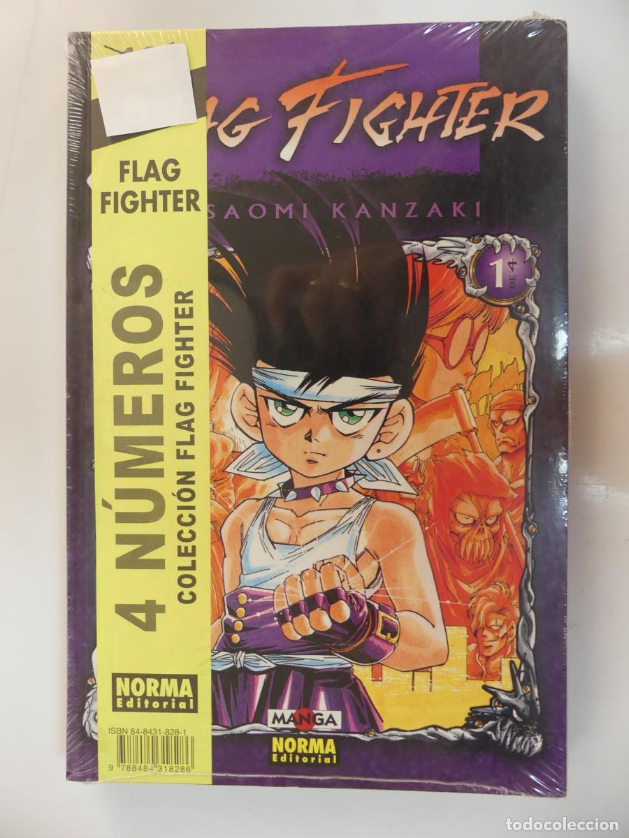 Comics: PACK DE 4 NUMEROS COMICS COLECCI&Oacute;N FLAG FIGHTER EDITORIAL NORMA