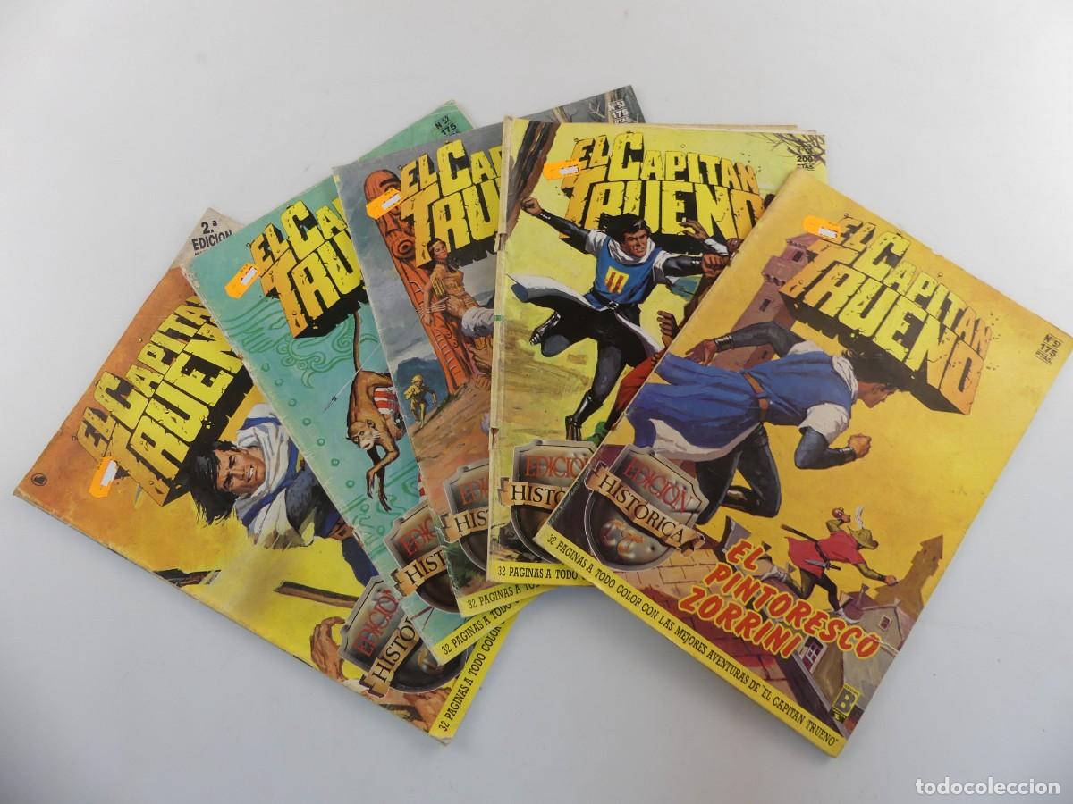 Comics: LOTE DE 5 NUMEROS DE EL CAPITAN TRUENO