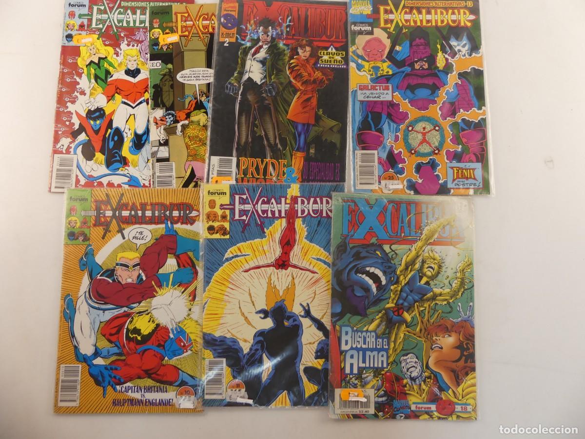 Comics: LOTE DE 7 COMICS &ndash; EXCALIBUR
