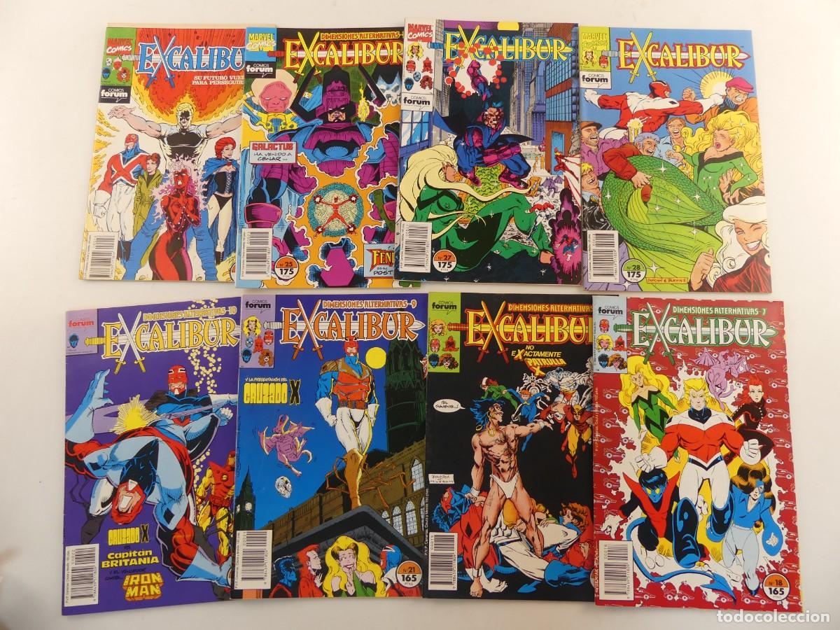Comics: LOTE DE 8 NUMEROS DE EL EXCALIBUR