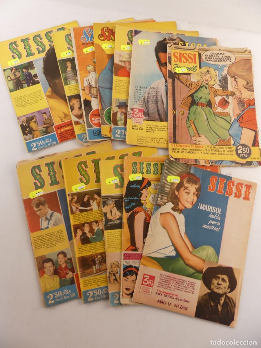 Comics: COLECCION LOTE DE 12 NUMEROS DE LA REVISTA SISSI