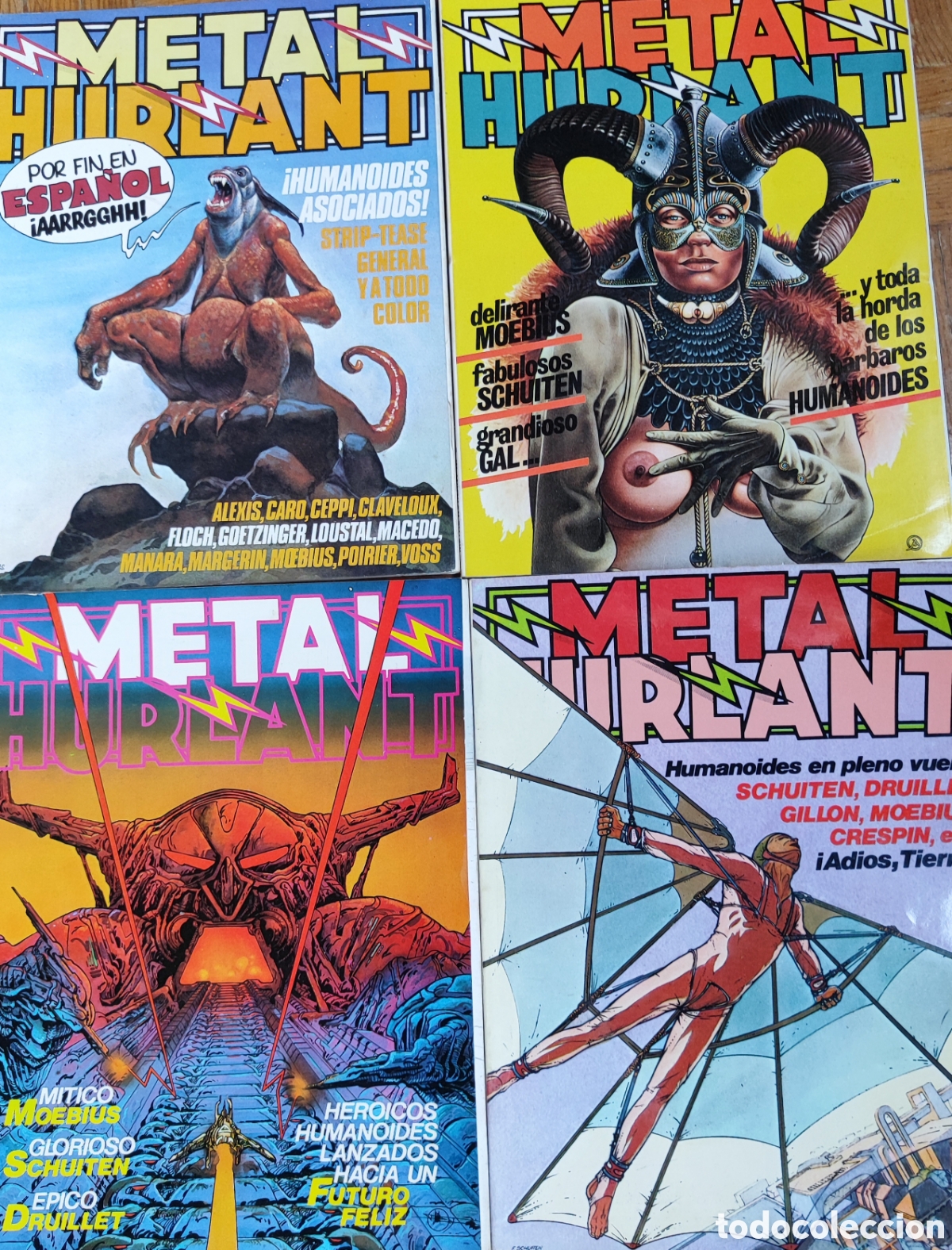 Tebeos: Colecci&oacute;n METAL HURLANT (47 ejemplares ordinarios m&aacute;s 4 especiales)