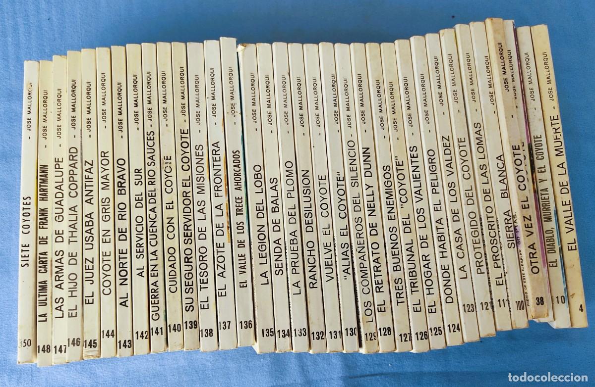 Livros de Banda Desenhada: LOTE DE 34 NUMEROS SIN REPETIR DE EL COYOTE J. MALLORQUI EN MUY BUEN ESTADO