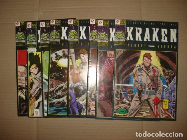 Tebeos: Kraken, 1997, completa, 8 n&uacute;meros, Gl&eacute;nat, muy buene stado